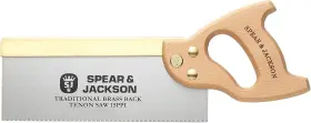 9540b-91 Spear & Jackson And Traditional Brass Back Tenon Saw 10 Inch X 15 Brown