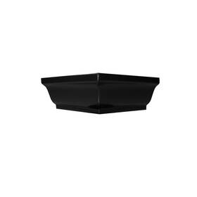 Spectra Pro Select 6otmbk 6 Inch Gutter Outside Miter Corner Connector Black Aluminum K Style Joint
