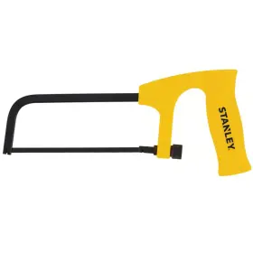 Stanley 076174140378 6 Inch Hack Saw Black/yellow Compact Metal Design Frame