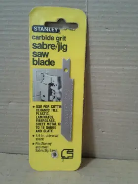 15-427 Stanley Vintage Carbide Grit Sabre/jig Saw Blade Nos