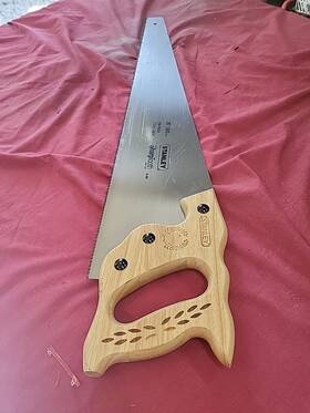 Stanley 20-065 Hand Saw 11-tpi 26-inch New Condition