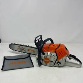 Stihl 886661692712 Orange/gray 16.5 Inch Kids Battery Toy Chainsaw With Sound