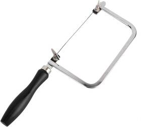 Tmishion Tmishionkys03rg1vi376 Jewelry Saw Kit Portable Bow Wire Carved Black U Shaped Handle Tool