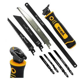 Toolan Sw2204n 8-in-1 Multi Blades Hand Saw Drywall Cutter Saw. Hacksaw. Long Blade