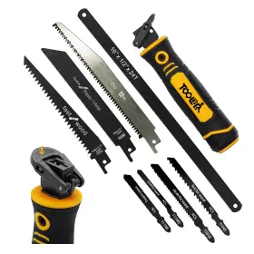 Sw2204n Toolan 8-in-1 Multi Blades Hand Saw Drywall Cutter Saw. Hacksaw. Long Blade