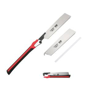 Toolux 845071097166 Folding Hand Saw Japanese Pull Woodworking Dovetail Wood Flush Cut Sa