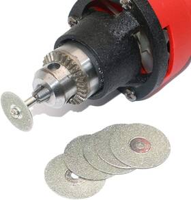Urhelper Up108 Set Of 5 20/25/30/40/50mm Diamond Cutting Wheel Discs Mini Circular Saw B