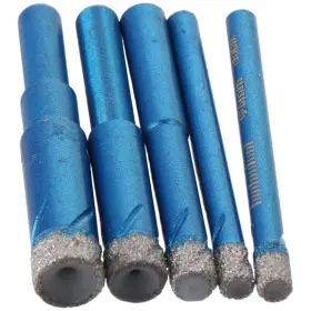 Amzd1f25 Urjumpea Amzd1f25/yexun 5pcs Dry Diamond Drill Bit Set Round Shank Core Hole Saw Ki