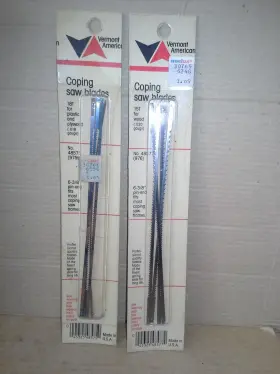 48577 Vermont American 48575 Coping Saw Blades And Nos