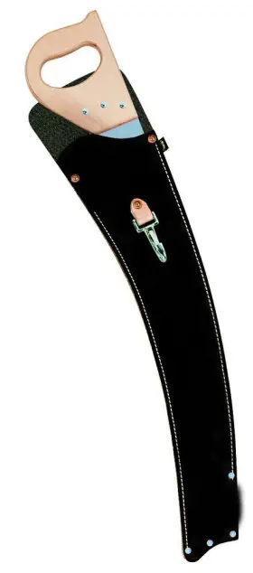 08-03001-27 Weaver Leather Curved Saw Scabbard 27 With Snap Hook