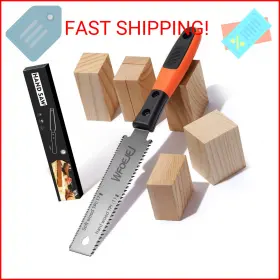 Sj-111 Wfoejej Japanese Hand Saw 6-inch Double-edge Pull Sk5 Flexible Blade 11/1