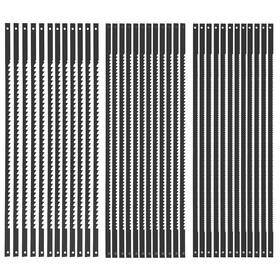 Yullsorom 735749701061 5-inch Scroll Saw Blade Pin End Replacement 36pack For Wood High Carbon Steel 2