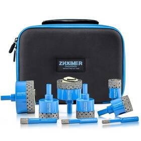 Znximer Znximer-thskd4 Diamond Hole Saw Kit - Core Drill Bits Set For Ceramic Grani