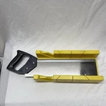 BSB14 Mitre Box With Back Saw, Reinforced Steel Used. Price: $15.00.