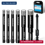 Dkibbith 7 Pack Dry Diamond Drill Bits & Tile Set For Ceramic, Porcel New. Price: $24.03.