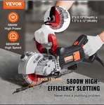 Wall CHASER-5800W Concrete Grooving Cutting Machine, 6800 Rpm,laser,w/water Pump New. Price: $325.00.