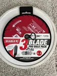 Diablo D0724R3 1/4" Teeth Framing Circular Saw Blade Pro Bulk Pack New. Price: $35.00.