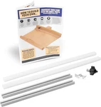 Diy 19" Crosscut Sled For Table Saw Kit W/undrilled Uhmw Bars, Aluminum T-track, New. Price: $42.24.