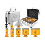 Tile Hole Saw Kit 8PCS - Diamond Core Drill Bits Set (19/25/35/50/75MM) & Sds... New. Price: $120.68.