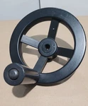 ONE(1) Delta Table Saw 34-670 36-679 36-979 Metal Crank Handle Handwheel Used. Price: $23.00.