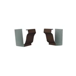 2-PACK 5" Brown Slip-joint Gutter Connector Aluminum Spectra Metals New. Price: $9.99.
