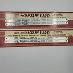 Vtg Hacksaw Blades Sears Craftsman 10" 24T Molybdenum High Speed Steel Sweden New. Price: $44.99.