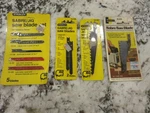 Vintage Stanley Sabre Jig Saw Blade Lot Wood 15-015 15-157 15-155 15-172 Nos New. Price: $15.99.