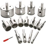 3 Otters 15PCS Diamond Hole Saw Kit, Glass Bits For Drilling New. Price: $17.17.