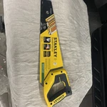 Stanley Hand Saw, 12-POINT/INCH, Sharp Tooth, 15-INCH (20-526) New. Price: $24.99.