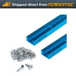 Powertec Double-cut Profile Universal T-track (24") W/ Ez Mount Holes & Screws New. Price: $42.99.