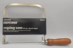 Vintage Sears Craftsman Wood Handle Coping Saw 93541 6-3/4" Throat Usa New. Price: $24.82.