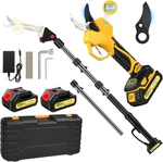 Electric Pruning Shears Cordless With 8FT Pole, Max Cutting Diameter 2 INCH(50MM New. Price: $152.71.
