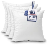 Foamily Throw Pillow Insert 18 X Inch (set Of 4) Hypoallergenic 100% Virgin New. Price: $37.05.