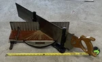 Vintage Montgomery Ward & Co. Model NO.484-370 Mitre Box And 26 Saw Used. Price: $96.99.