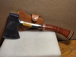 Vintage Sportsman Axe Hatchet E24A W/estwing No. 1 Leather Sheath Nice Used. Price: $45.00.
