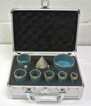 Jeeynotols Dry Diamond Core Drill Bits Set 11 Pieces 6MM-65MM Used. Price: $84.99.