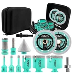 Lekomesh Tile Hole Saw Kit For Porcelain 6/8/10/35/50/65MM+FINGER Bit+drilli... New. Price: $180.32.