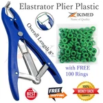 Elastrator Castration Blue Plastic Handle Pliers & Free 100 Pcs Rubber Ring Bag New. Price: $19.99.