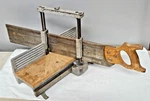 Vintage Sears Craftsman Model 881.100 Manual Miter Box And 24" Saw Used. Price: $48.75.