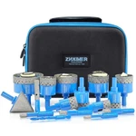 Hole Saw Kit - Znximer Diamond For Tiles, Ceramic, Granite, Ma Open. Price: $59.99.