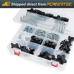 Piece Jig Fixture T-track Hardware Kit 5/16-18 Threads, Knobs (71128) New. Price: $71.99.