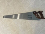 Vintage Sears Craftsman Saw 36216- Carved Dark Wood Handle- 26 Coarse Crosscut Used. Price: $49.95.