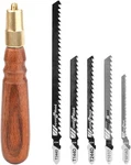 Toolcool Wooden Handle Mini Saw Small Jig With 5 Pcs Fine Coarse Teeth New. Price: $22.40.