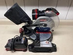 Craftsman 19.2V C3 - Miter Saw W/ Batteries & Charger (box 1) Used. Price: $215.00.