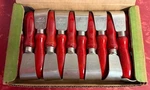 Box Of 12 Vintage Ace Scaler Wood Handle Fishing Tools Brand New Nos. Price: $49.99.