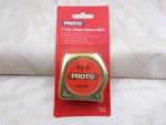 Vintage Proto No. 1575L Tape Measure, 10 Foot, Pkg Date 1985, Usa Made, Nos New. Price: $39.95.