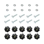 Powertec T-track Kit W/7-STAR 5/16 Threaded KNOB,BOLTS,WASHERS-10PK (71482) New. Price: $26.68.