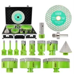 Fachlich 13PCS 6-125MM Drill Bits Kit Hole Saw Set For Tile Marble Concrete New. Price: $151.99.