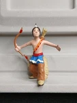 Papo Native American Indian Boy Figure Bow Hand Painted Pvc Toy Used. Price: $5.50.