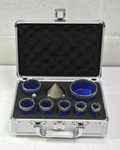 Shdiatool Diamond Drill Core KIT-6/8/10/20/25/28/32/35/45/50/65MM Blue Open. Price: $89.99.